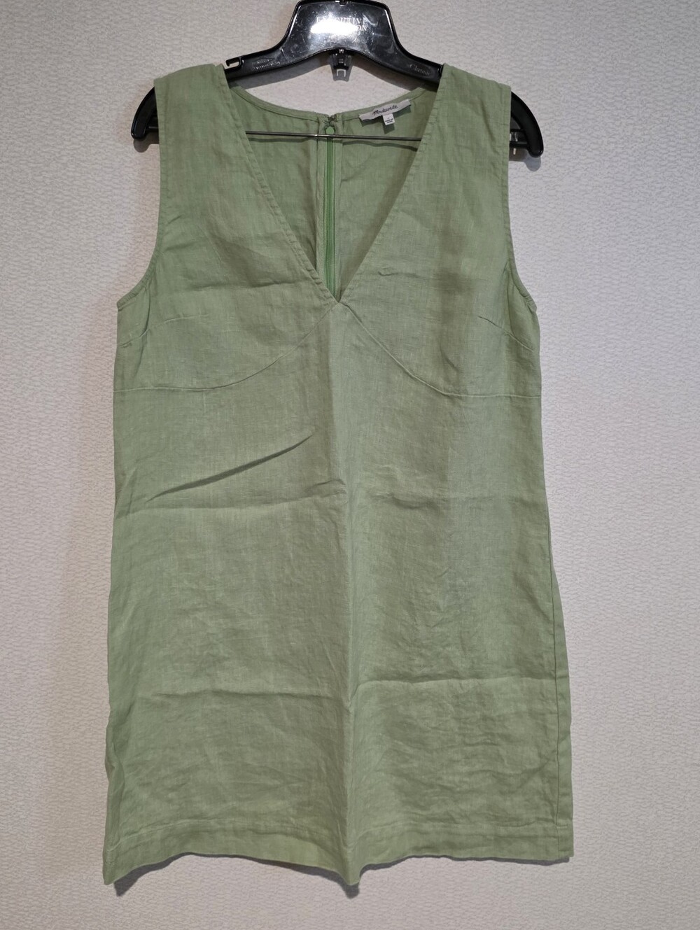 Madewell The Ariana Mini Dress 100% Linen Large